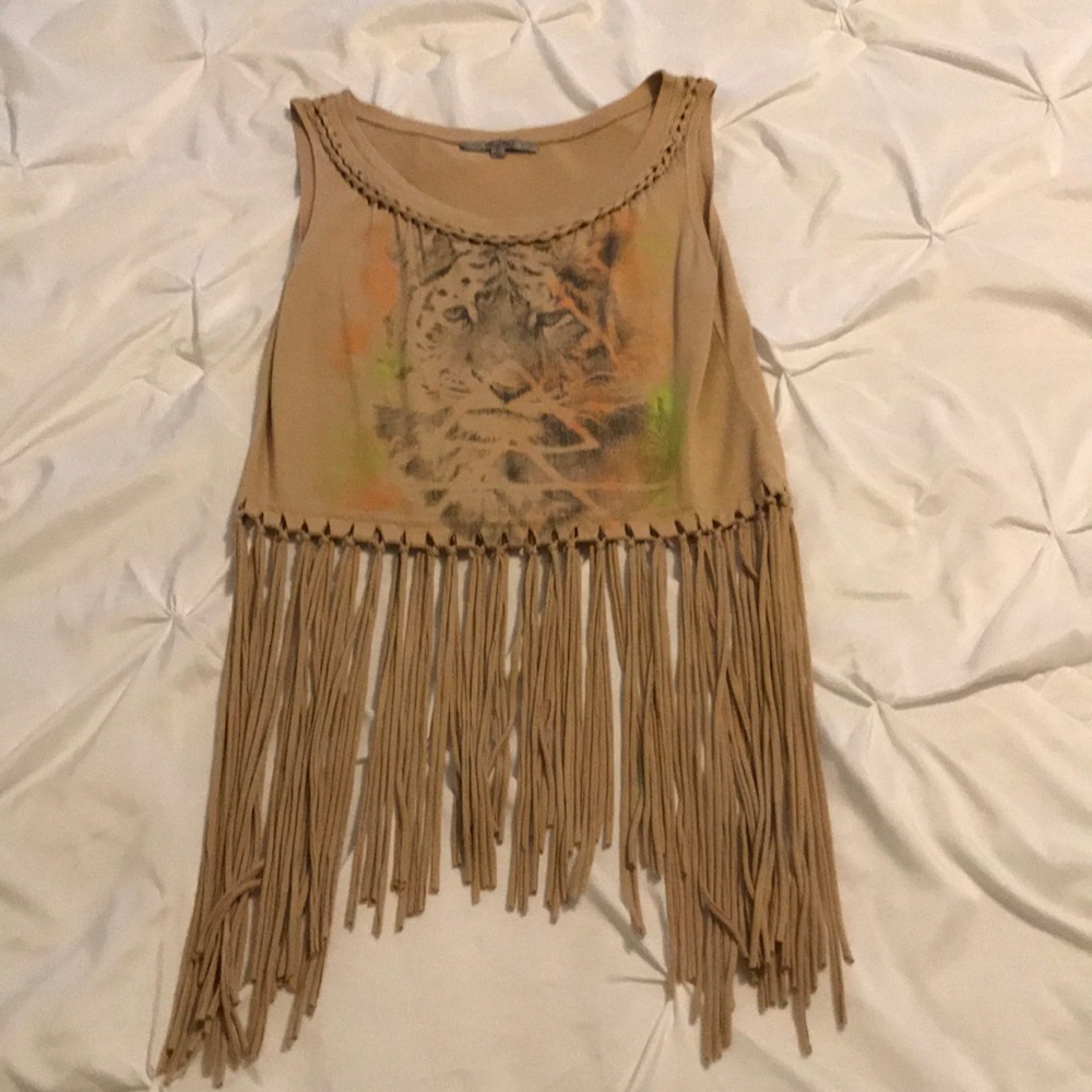 Miss Me crop tank Small